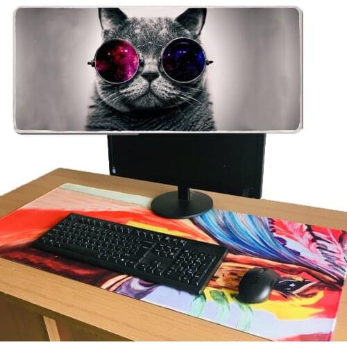 Hot Sell Extra Large Mouse Pad Gaming Mousepad Anti-slip Natural Rubber Locking Edge Gaming Mouse Mat Desk Mousepads Play Mats