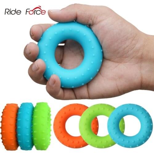 40LBS Silica Gel Hand Grip Ring Massage Gym Fitness Finger Heavy Exerciser Ball Strength Muscle Recovery Gripper Trainer
