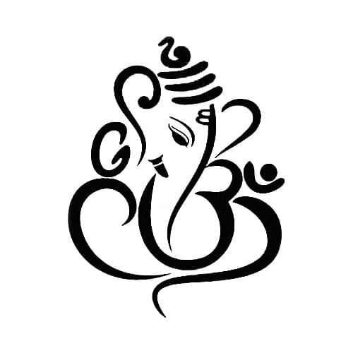 Elephant Sign Meditation Decal Yoga Boho Style Car Sticker Art Vinyl Enlightenment Zen Car Window Decals New Arrival