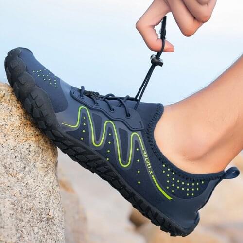 Nonslip Quick Dry Men Women Water Sports Shoes Elastic Beach Surfing Wading Shoe Outdoor Swimming Footwear Upstream Aqua Shoes