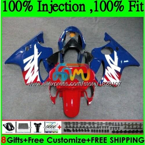 OEM For HONDA CBR600 F 4 CBR 600 FS CBR600 F4 99 00 140BS.AA CBR 600F4 600CC CBR Blue red hot 600 F4 CBR600F4 1999 2000 Fairing