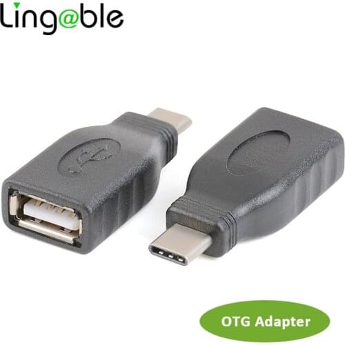 Lingable USB2.0 Type C OTG Adapter USB-C Type-C Male to USB 2.0 A Female Converter OTG for Xiaomi 4c Nexus 5X 6P Macbook Nokia