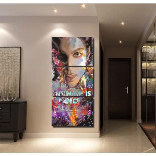 3 Pieces Prince Poster Modern Wall Art Home Decorative For Living Room Or Bedroom Frame