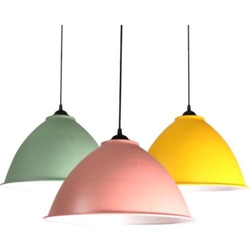 Industrial Wind Colorful Hanging Lamps Morden Living Room Dinning Room Light Home decor light fixtures Aluminium pendant lights