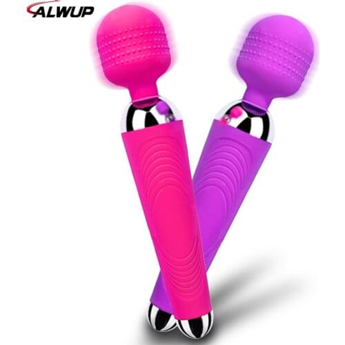 Sex Toy Wand Vibrators for Women Clitoris Sex Machine G Spot Vibrating Dildo Silicon Anal Magic Wand Massager Accessories