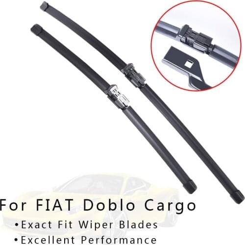 Winshield Wipers Blade For Cars for FIAT Doblo Cargo from 2010 2011 2012 2013 windscreen wiper car Accessories wholesale