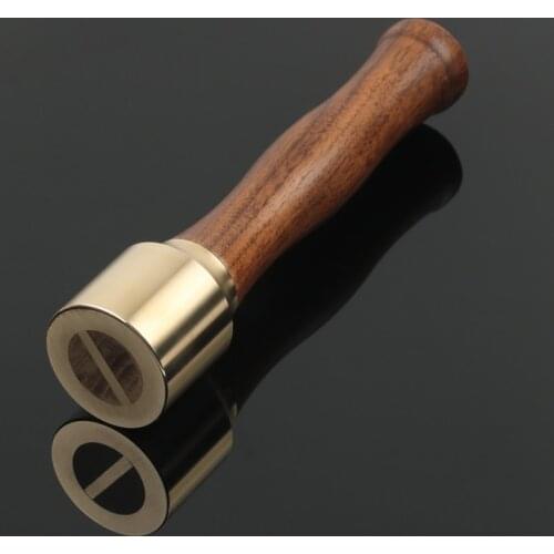 All is Hammer Brass hammer with wood handle Leather Cutting Tool Hammer Leather Craft Tool Hammer