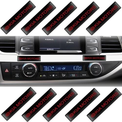 10Pcs Car Window Sticker Car-styling decoration Decal for KIA Cerato Sportage R K2 K3 K5 Sorento Sportage R Rio Soul accessories