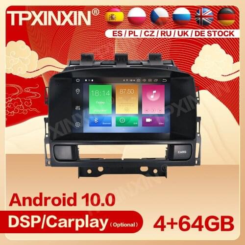 2 Din Carplay Android Radio Receiver For Opel Vauxhall Holden Astra J CD300 CD400 2010 2011 2012 2013 GPS BT Recorder Head Unit