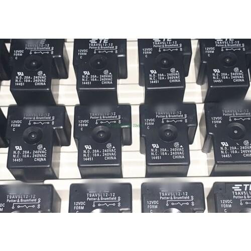 New T9AV5L12-12 30A/250VAC T9AV5L12-12 12VDC 5Pcs/Lot