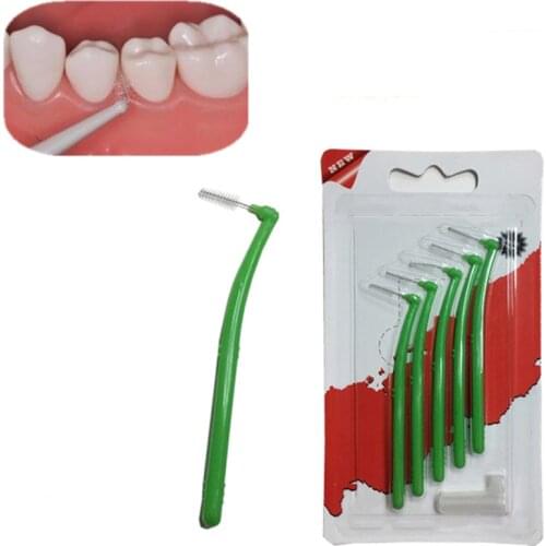 5 Pcs Healthy Tooth Floss Oral Hygiene Dental Floss Soft Plastic Interdental Brush Teeth Cleaning Oral Care Tool For Men Women