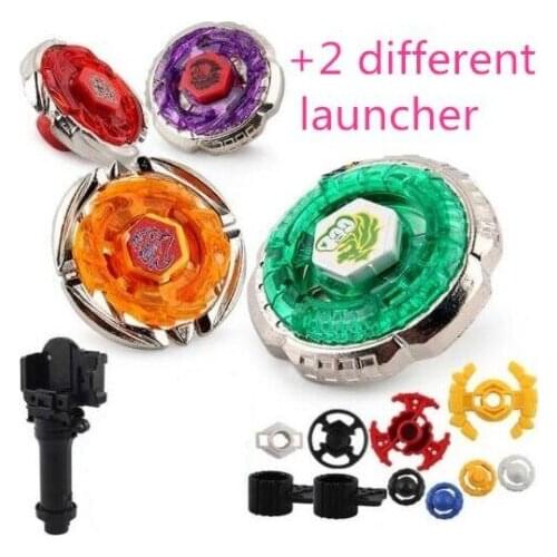 Bayblade Spinning top Metal Fusion Super String Rip Cord+Blue Launcher Children Favor