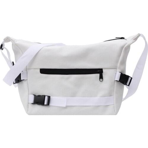 Big Satchels Women Fashion Simple Cross Arm Canvas Handbags Students Large Capacity Versatile Leisure Shoulder Lipstick Bag