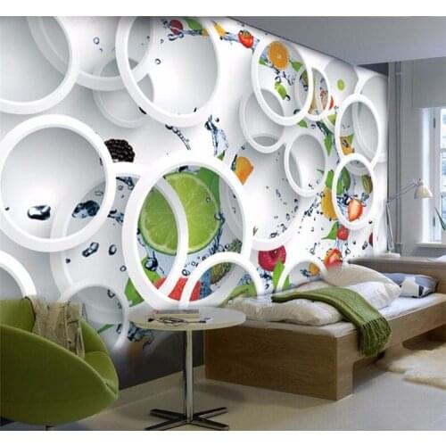 3 d large mural wallpaper the sitting room the bedroom TV setting wall wallpaper visual restaurant fresh fruits