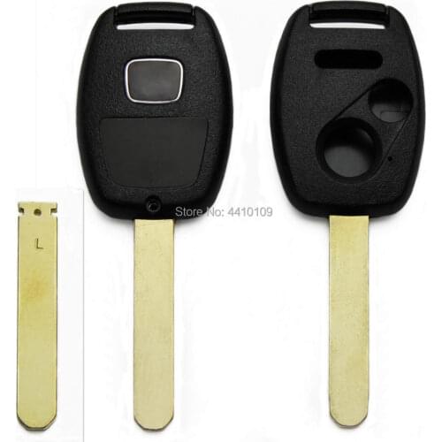 2+1Buttons Key Case Shell Blank Remote Fob Cover For Honda Cr-V Civic Insight Ridgeline 2003 2008 2009 Accord Free Shipping