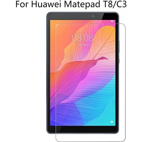 Tablet Tempered Glass Case for Huawei Matepad T8 8.0 Inch Screen Protector For Huawei Matepad C3 Protective Film Glass