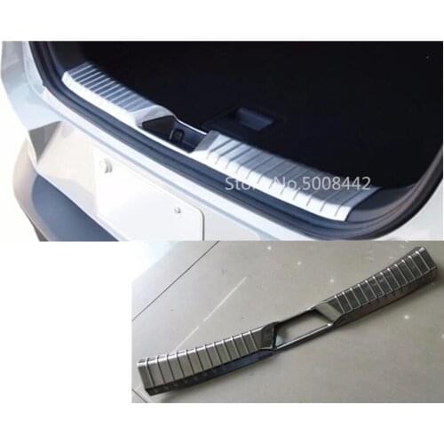 For Mazda CX-3 CX3 2017 2018 2019 2020 Car Body Protect Rear Inner Bumper Tailgate Pedal Strip Trim Plate Lamp Threshold 1pcs