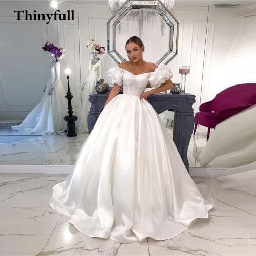 Elegant Long Off Shoulder Long Train Bow Boho Wedding Dresses Off Shoulder Princess Beach A-Line Ball Gown Bride Dress Robes