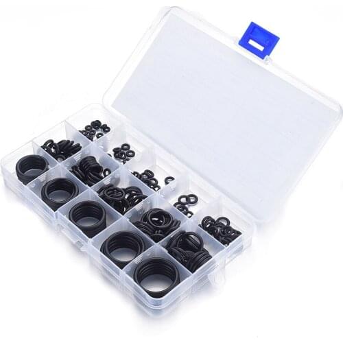 Hot Sale Universal 220Pcs/Set Car NBR O Ring Assortment Kit Watertightness Oil-proof Gaskets Washer Seals Set DIY Set Car-Stying