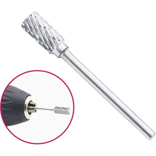 1pc 1/8 Tungsten Carbide 3x6mm Drill Bits Rotary Burrs Metal Diamond Grinding Woodworking Milling Cutters For Drill bits