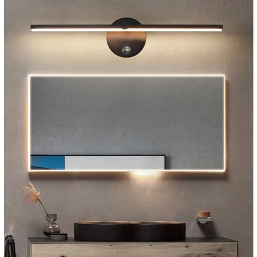 Nordic Led indoor wall lamps 5W Touch Stepless dimming 300° rotation Wall lights for home bedroom Bedside Mirror front Adjustabl