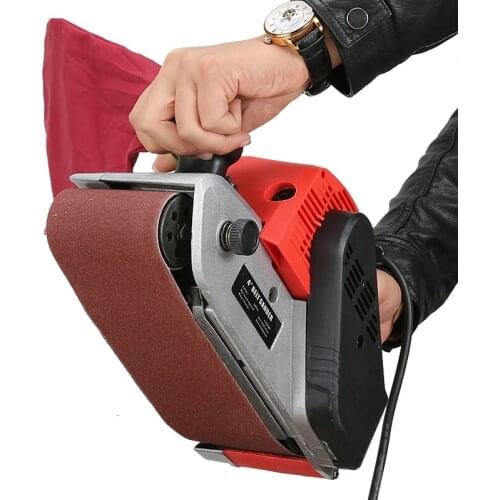 Small Portable Belt Grinder Grinding Wheel Mirror Plane Flat Plate Polishing Equipment