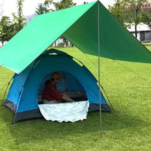 Waterproof Outdoor Awning Hammock Tarp Rain Fly Lightweight Camping Tent Sun Shelter for Tourism Hiking Beach Pergola