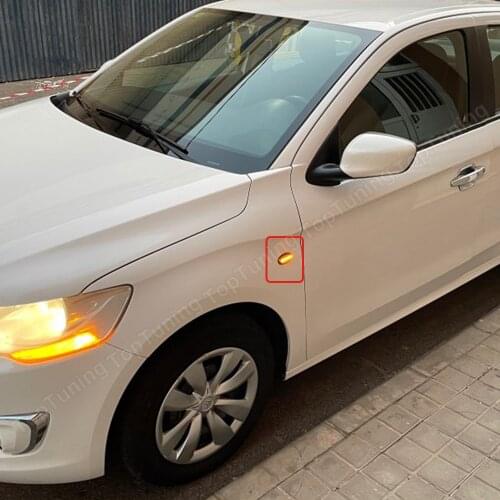 For Citroen Berlingo C1 C2 C3 C4 C5 C6 Jumpy Xsara Sequential Flowing LED Turn Signal Lamp Dynamic Side Marker Blinker 2X
