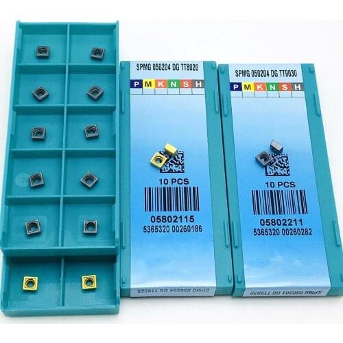 SPMG050204 DG TT9030 TT8020 for U-shaped inserts, carbide inserts for SP-type U drilling tools of lathes SPMG 050204 DG