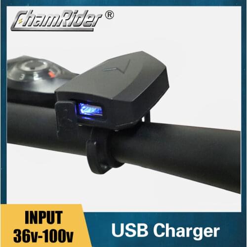 Electric Bike Ebike HandleBar USB Port 5V Charger INPUT 36V 48V 72V - 100V OUTPUT 5V 2A