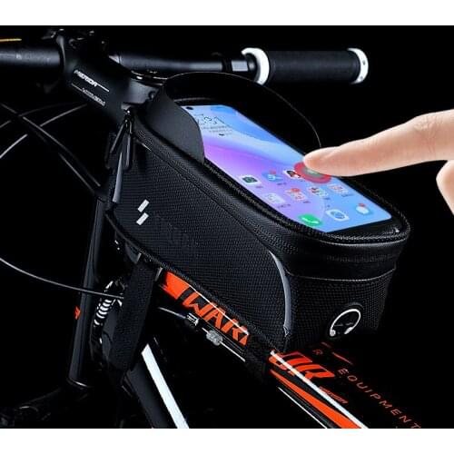 Phone Case Bike Bag Frame Front Top Tube Cycling Bag Touchscreen Bag MTB Pack Saddle Phone Pack Bicycle Accessories
