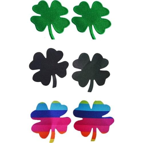 1 Pair Lingerie Stickers Accessories Lucky Grass Pasties Nipple Cover Breast Petals Adhesive with a soft Sexy experience