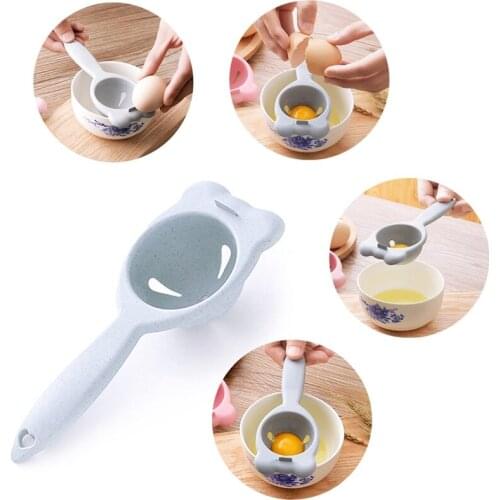 1pc Plastic White Yolk Egg Separator Divider Kitchen Accessories Cooking Baking Tool Sifting Gadget Filter Holder Kitchen Tools