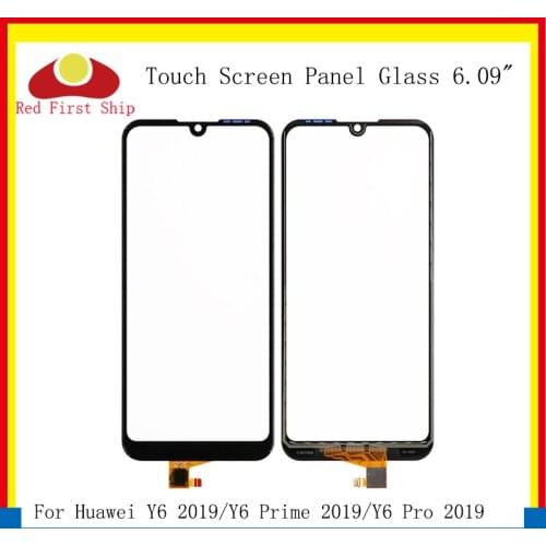10Pcs/lot Touch Screen For Huawei Y6 Prime 2019 Touch Panel Sensor Digitizer Front Glass Outer Touchscreen NO LCD Y6 Pro 2019