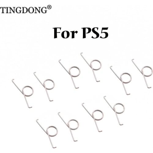 10pcs for PS5 Controller Button Spring Metal Handle L2 R2 Trigger Repairing Part