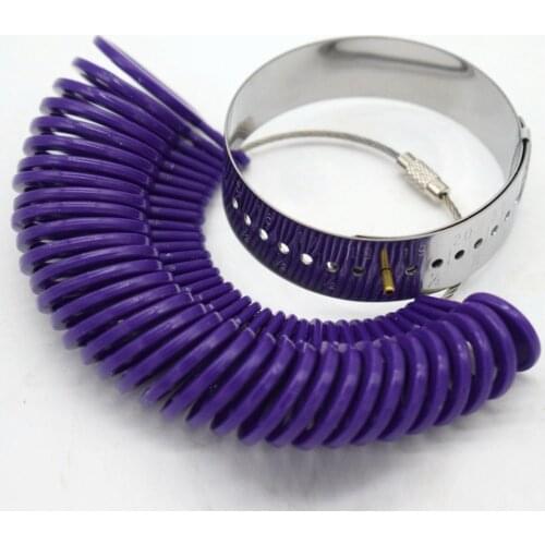 15-23mm Steel Bracelet Bangle Gauge Plastic Finger Ring Size HK size Jewelry Measures Sizing Tools