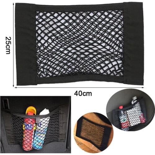 Car storage net pocket magic tape storage bag for Chevrolet Cruze TRAX Aveo Lova Sail EPICA Captiva Malibu Volt Camaro