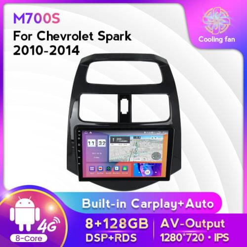 4G NET+WIFI 1280*720 New Arrival For Chevrolet Spark 2010 2011 2012 2013 2014 Car Autoradio Multimedia Video Player DSP GPS Navi