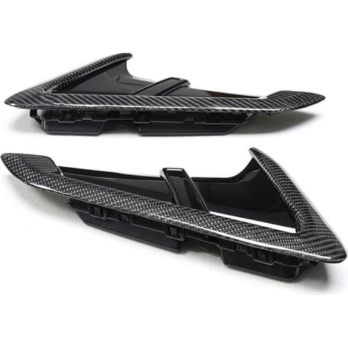 Real Carbon Fiber Side Fender Air Vent Parts Trim Fit For BMW X3 2018-2019