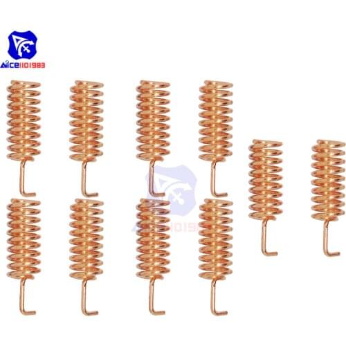 Diymore 10PCS/Lot D215T-B-868MHz Helical Antenna 2.15dBi 13mm Stable for Remote Control