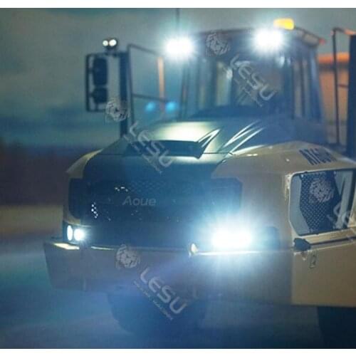 Mud head of 1 / 14 scale construction machinery model hydraulic excavator LED3V LED LIGHT LAMP SYSTEM for LESU AC360