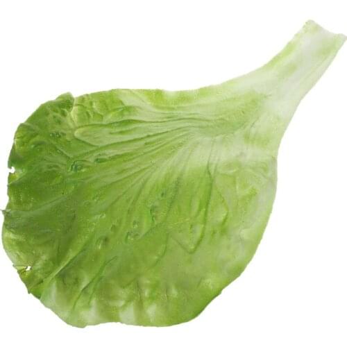Artificial Vegetable Lettuce Leaves Simulation Fake Lifelike For Home Party Kitchen Festival Decoration