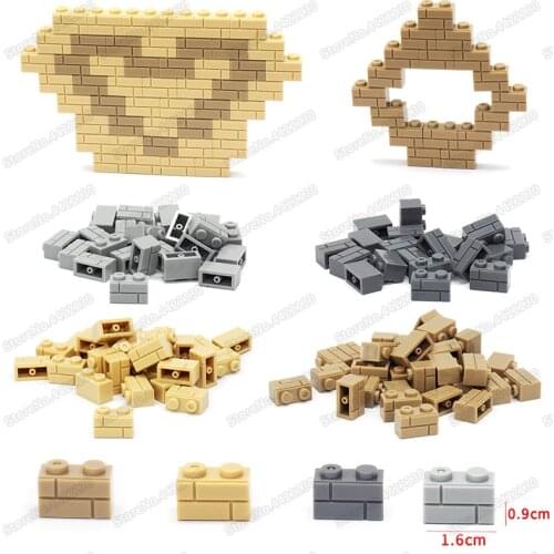 Wall Brick 1x2 Building Blocks Piece Diy Military City Technologys Figures Block Castles Assemble Model Moc Child Christmas Toys