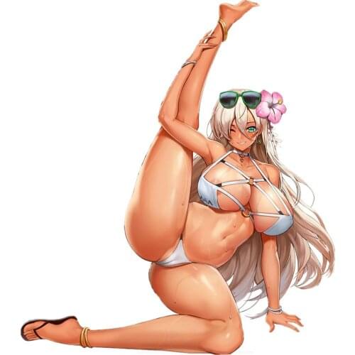 Creative Sexy Hentai Girl Girl Car Stickers Windshield Bumper Motorcycle Decal High Quality Vinyl Cover Scratches Waterproof PVC