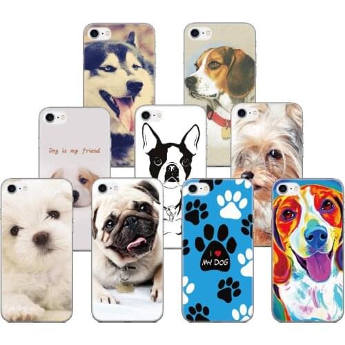 Coque Pet dog Soft TPU Phone Case For Samsung Galaxy A10E A20E A10 A30 A40 A50 A60 A70 A80 A90 M10 M20 M30 A8S A6S A9 Star Cover