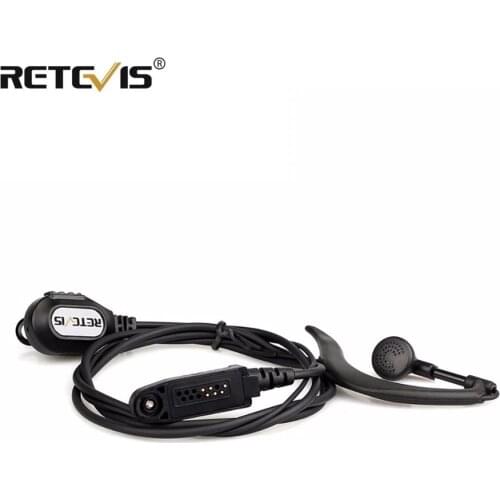 New G-Shape Ear Hook Microphone Walkie Talkie Earpiece Headset For Retevis RT82/RT87/RT83/Ailunce HD1 Radio Accessories J9127A