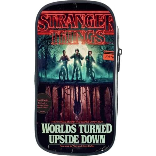 2019 Summer Newest Stranger Things 3 Pencil Case Children Boy Girl Student High Quality Pencil Bag Large Capacity Stationery Bag