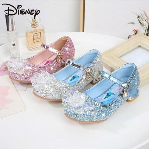 2020 autumn new girls high heels Frozen Aisha children princess women fashion shoes