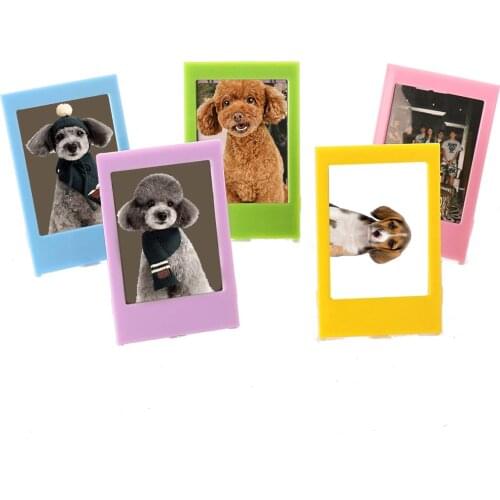 5 Colors 3" Plastic Table Photo Frame For Instax Mini 9 8 8+ 7s 70