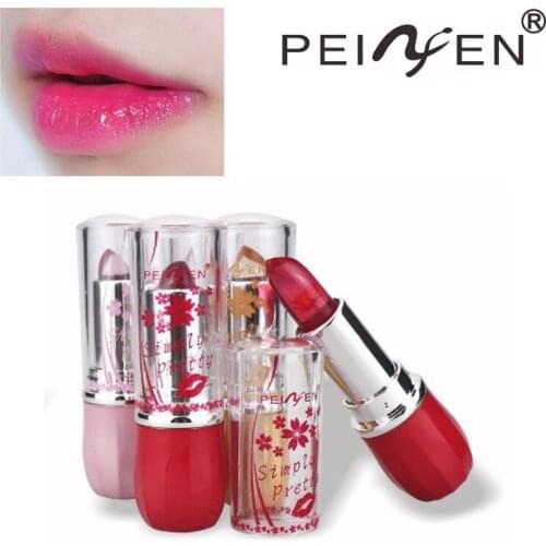 PNF lipstick moisturizing dried flower jelly color changing lipstick warm color lipstick moisturizing lasting cosmetics